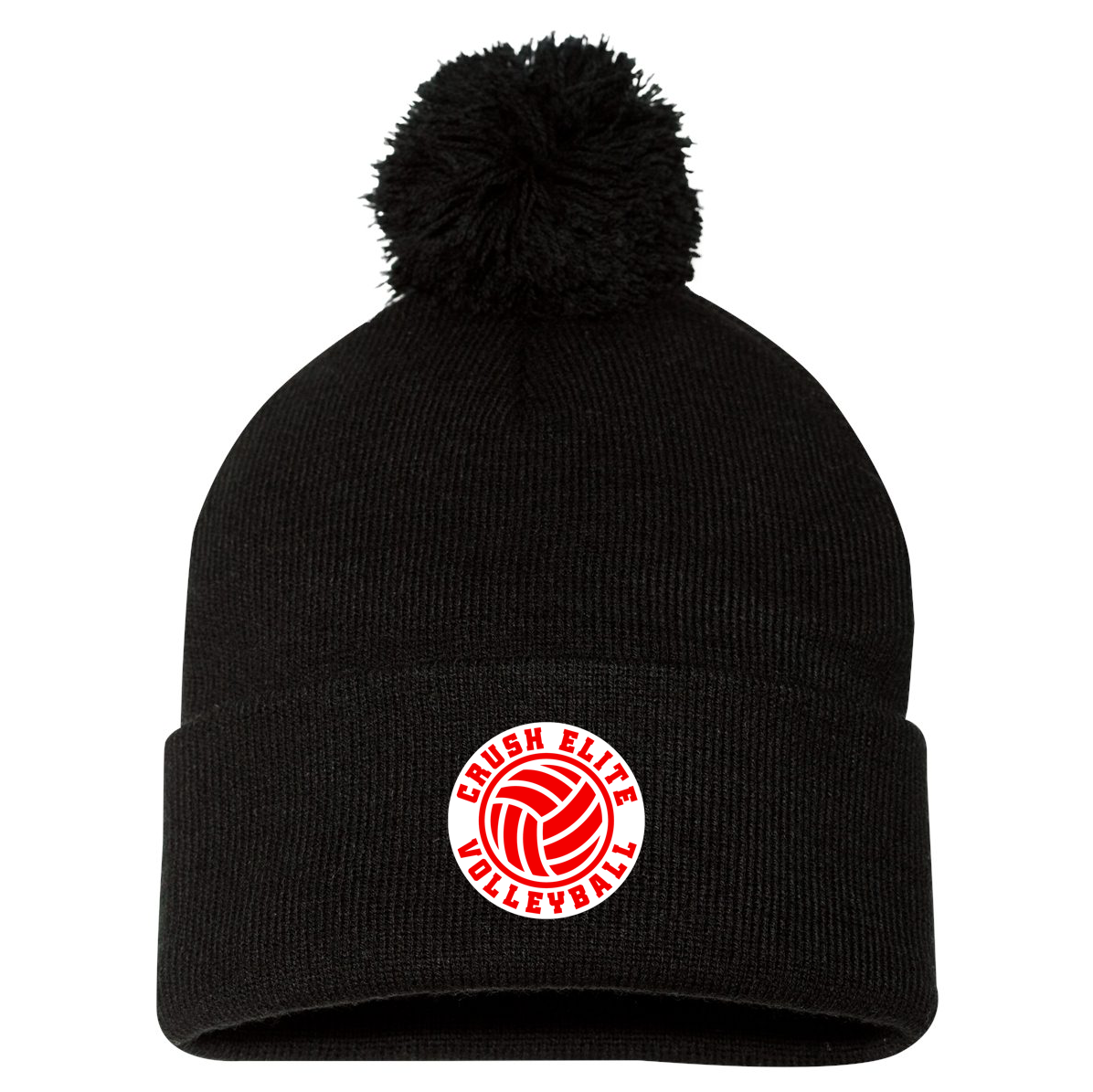 Crush Elite Volleyball Sportsman Pom-Pom Beanie