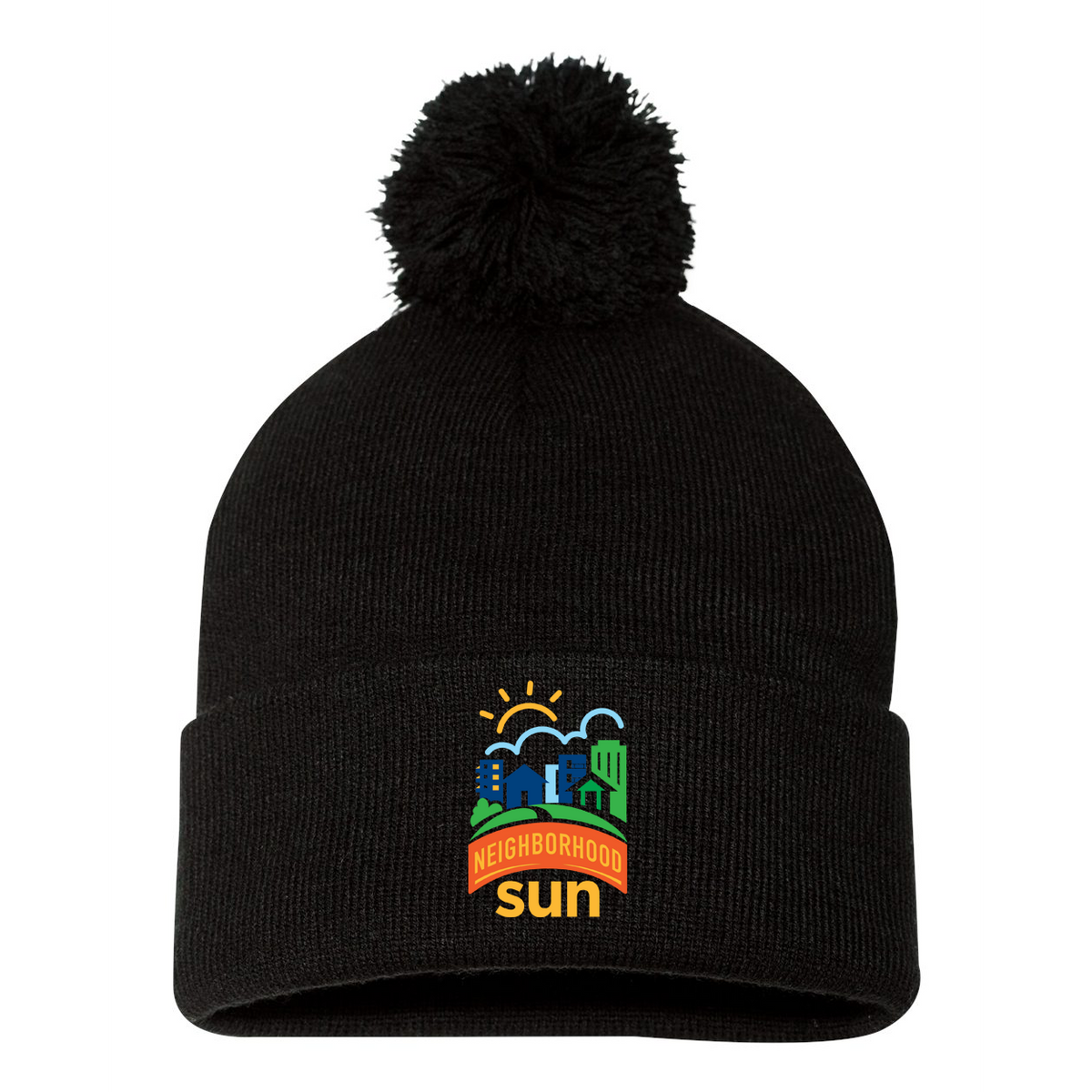 Neighborhood Sun Sportsman Pom-Pom Beanie