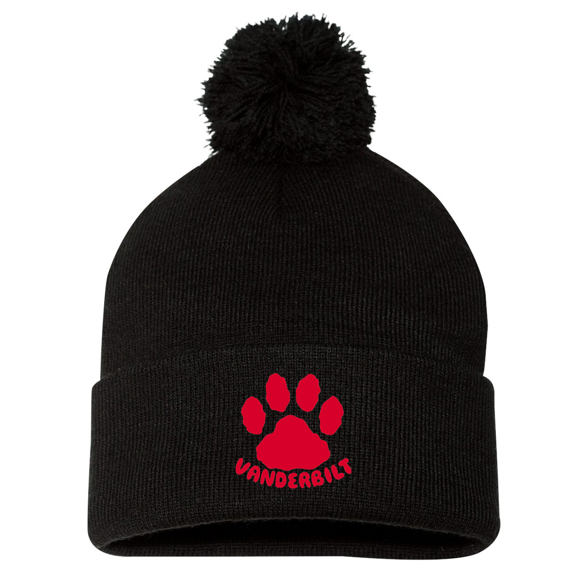 Vanderbilt Elementary School Sportsman Pom-Pom Beanie