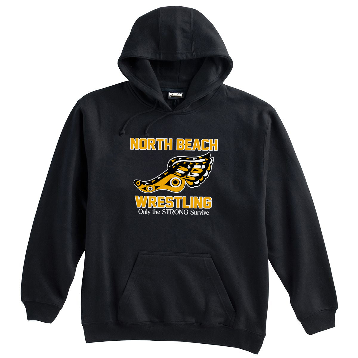 North Beach Wrestling Sweatshirt: Quote Logo