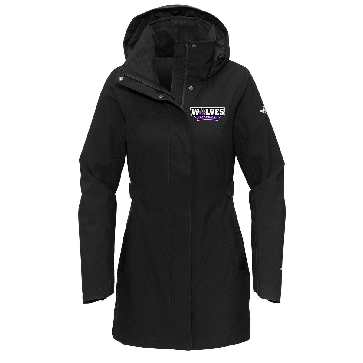 John Jay Wolves Football The North Face Ladies Trench