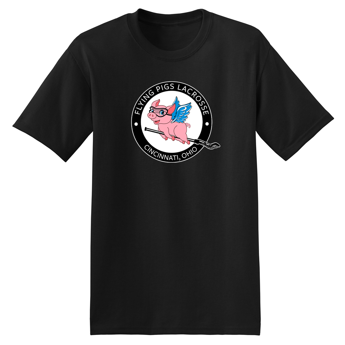 Flying Pigs Lacrosse T-Shirt