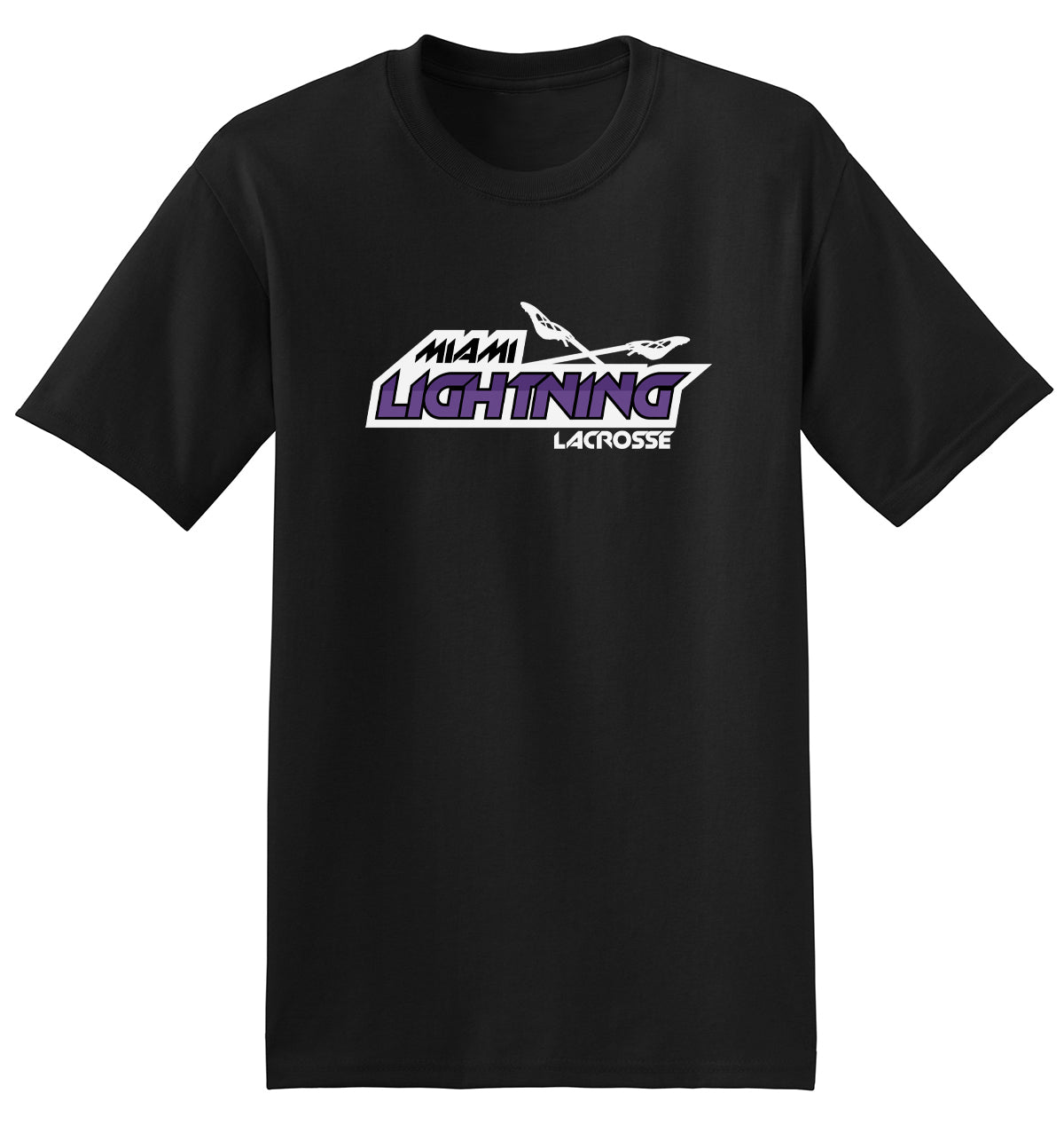 Miami Lightning Lacrosse Black T-Shirt