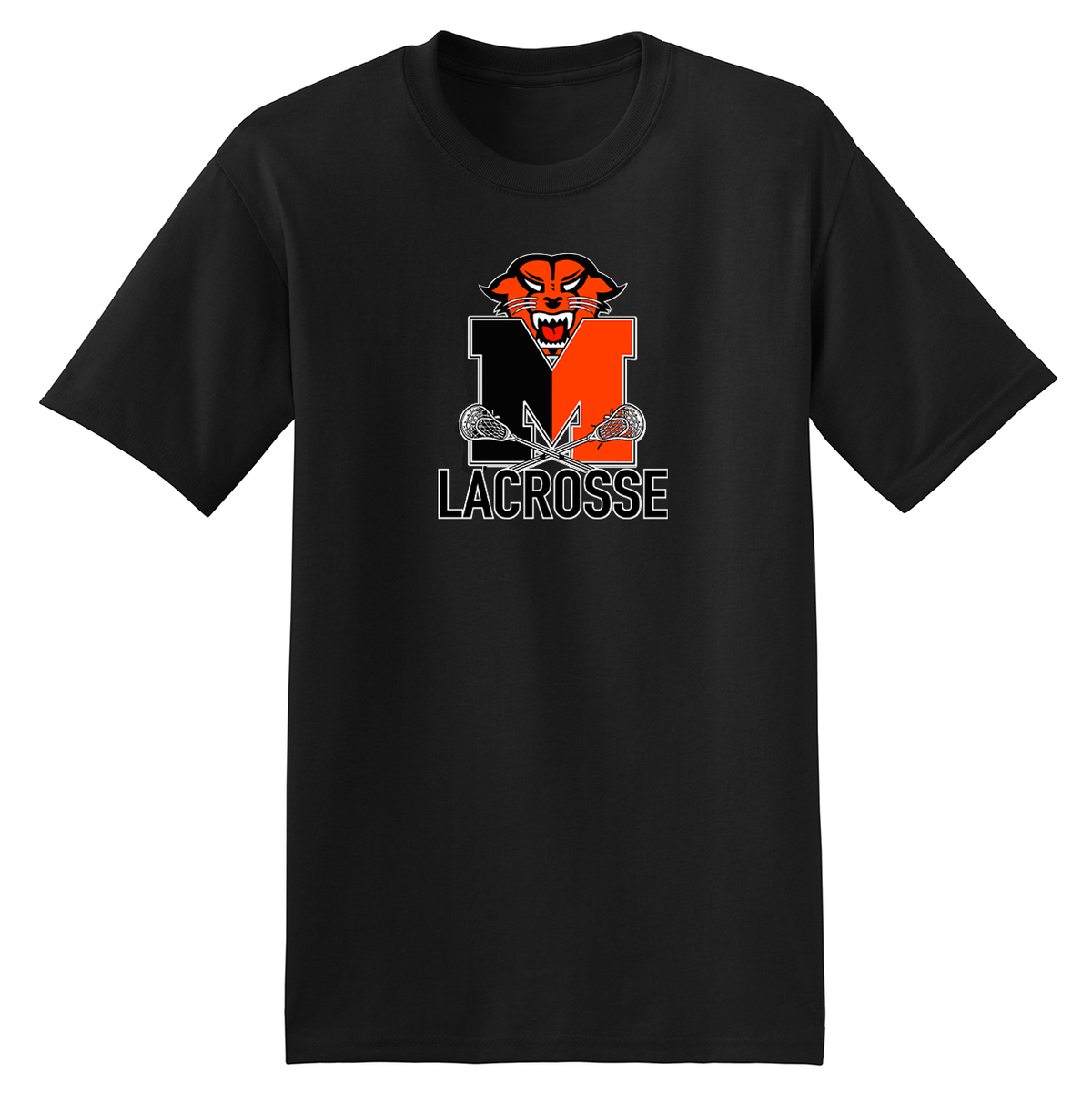 Monroe Lacrosse Black T-Shirt