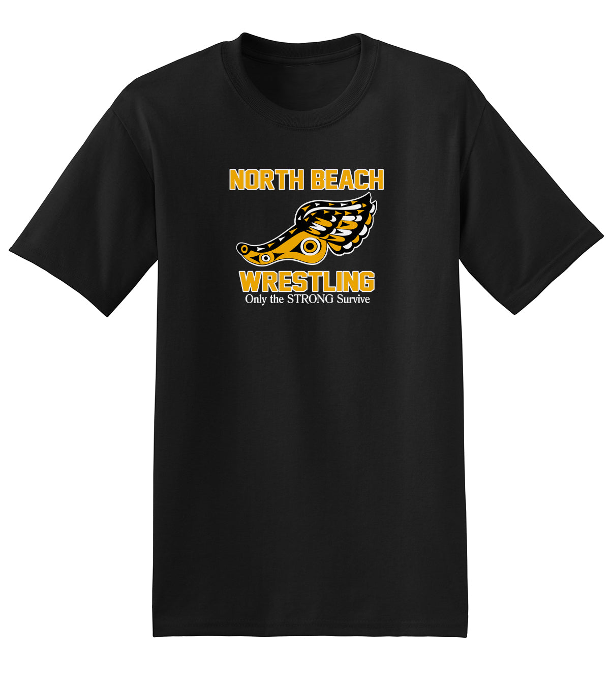 North Beach Wrestling T-Shirt: Quote Logo