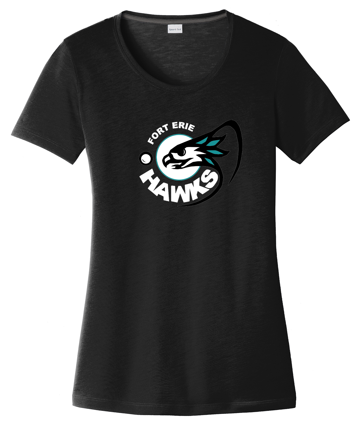 Fort Erie Hawks Black Women's CottonTouch Performance T-Shirt