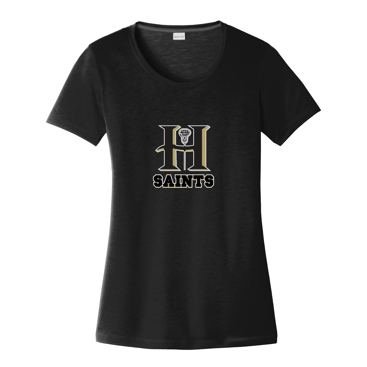 HAYLA Saints Women's CottonTouch Black Performance T-Shirt