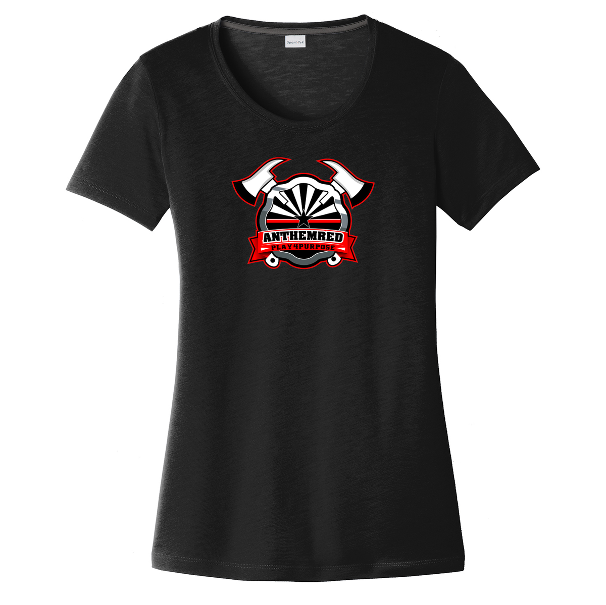 Anthem Red Softball Women's CottonTouch Performance T-Shirt