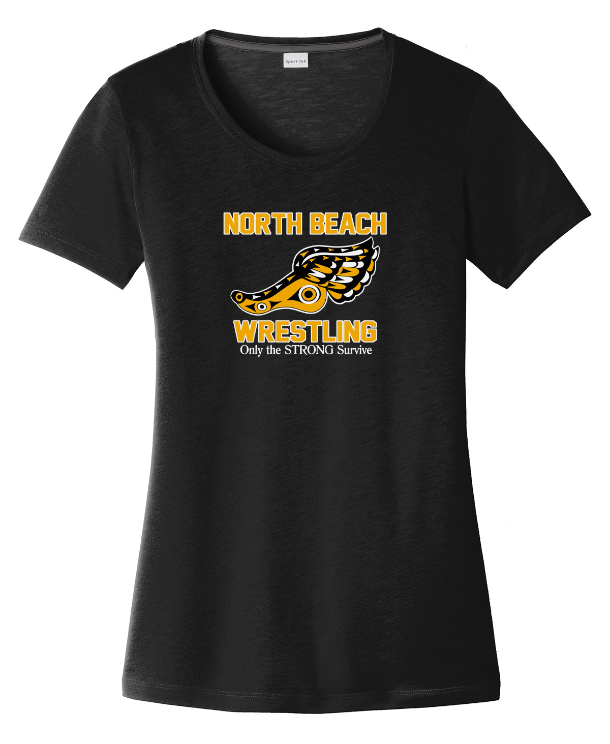North Beach Wrestling Women's CottonTouch Performance T-Shirt: Quote Logo
