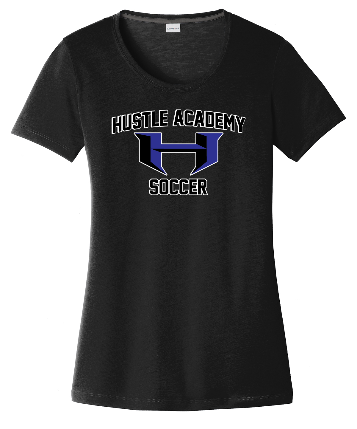 Hustle Academy Soccer Women's CottonTouch Performance T-Shirt