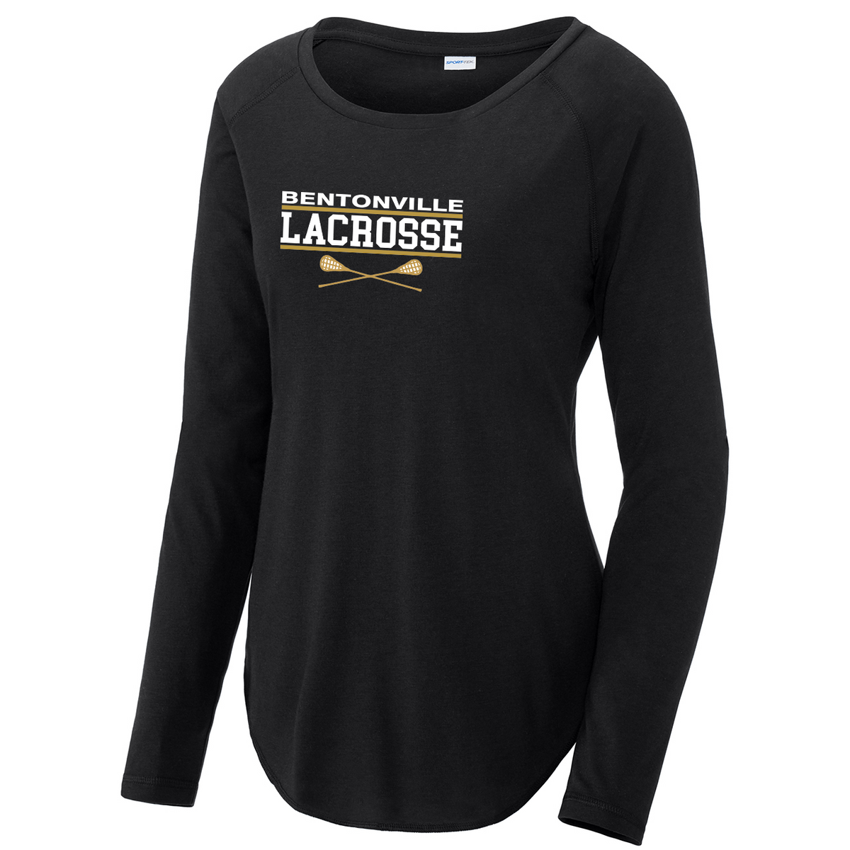 Bentonville Lacrosse Women's Raglan Long Sleeve CottonTouch