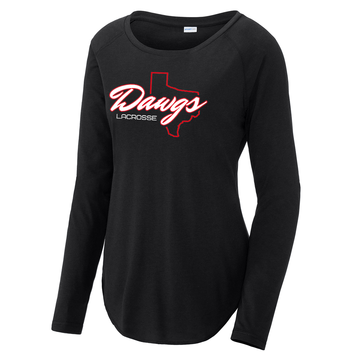 Bowie Boys Lacrosse Women's Raglan Long Sleeve CottonTouch