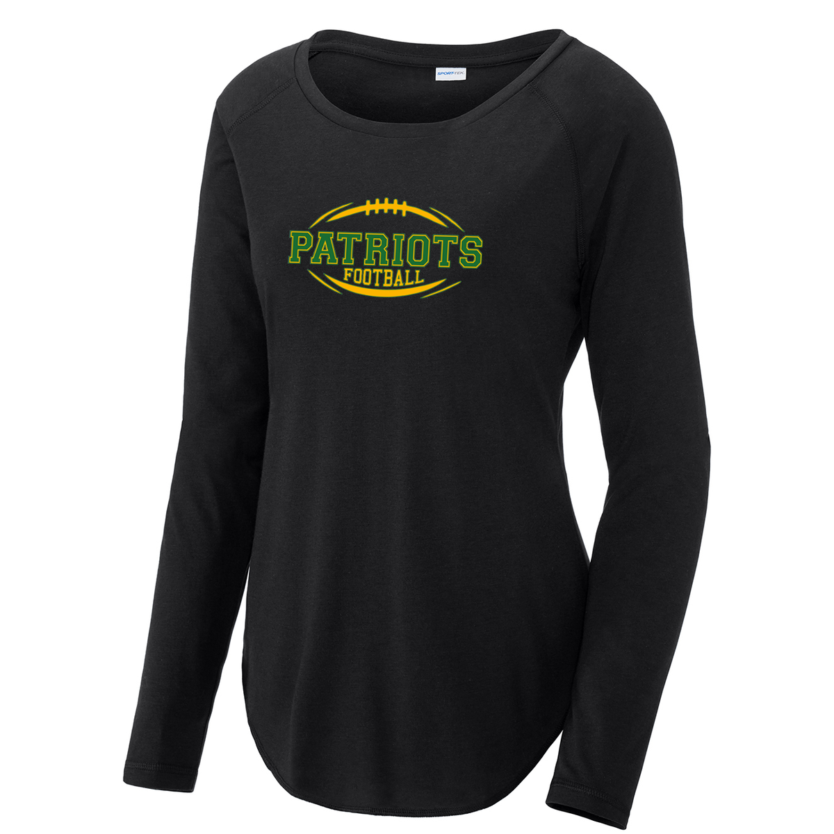 Three Village Football Women's Raglan Long Sleeve CottonTouch