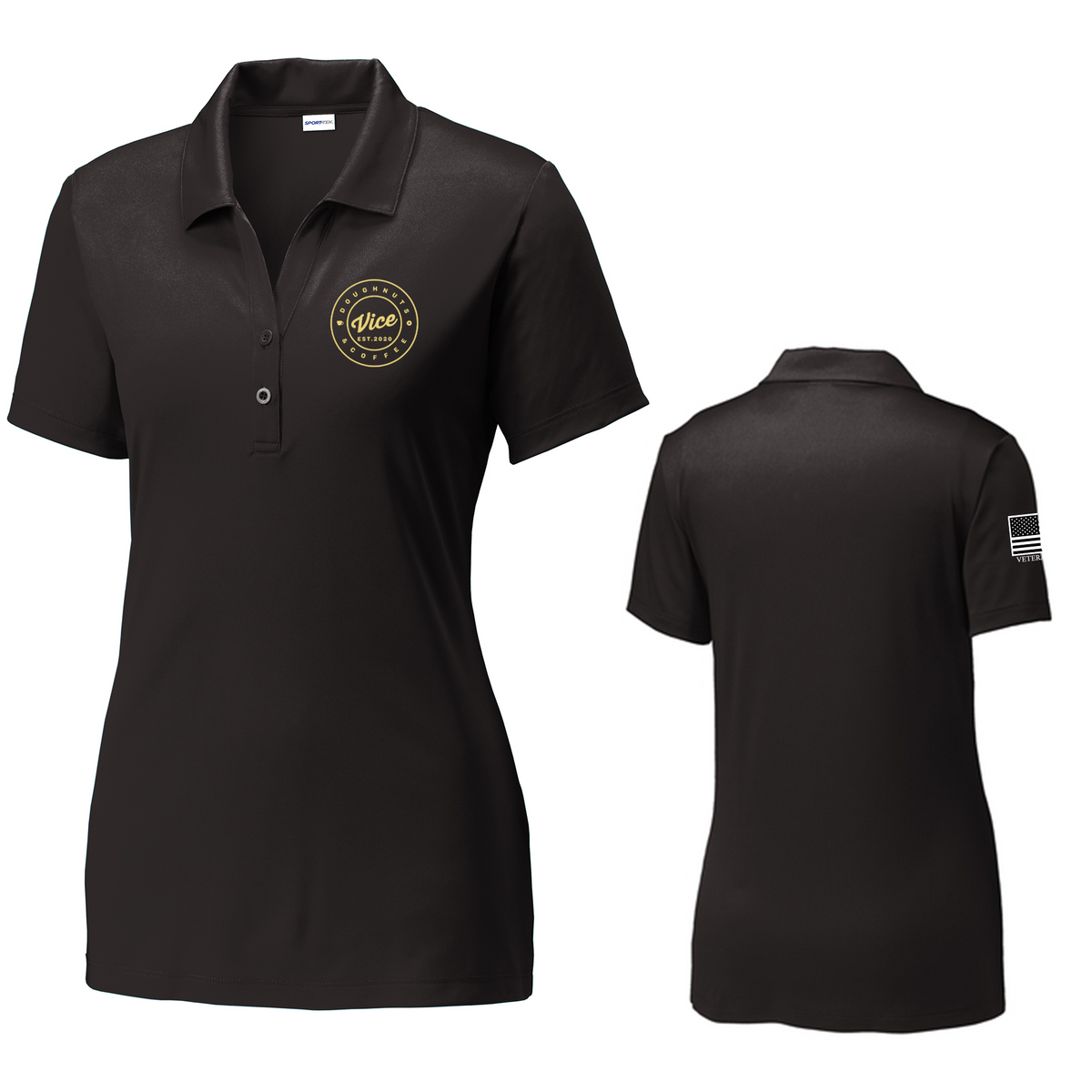 Vice Doughnuts & Coffee Sport-Tek® Ladies Micropique Sport-Wick® Polo