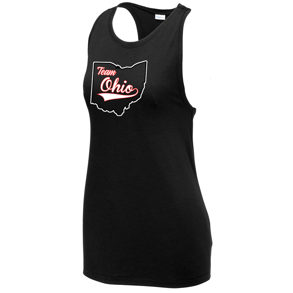 Team Ohio Softball Women's Tri-Blend Wicking Racerback