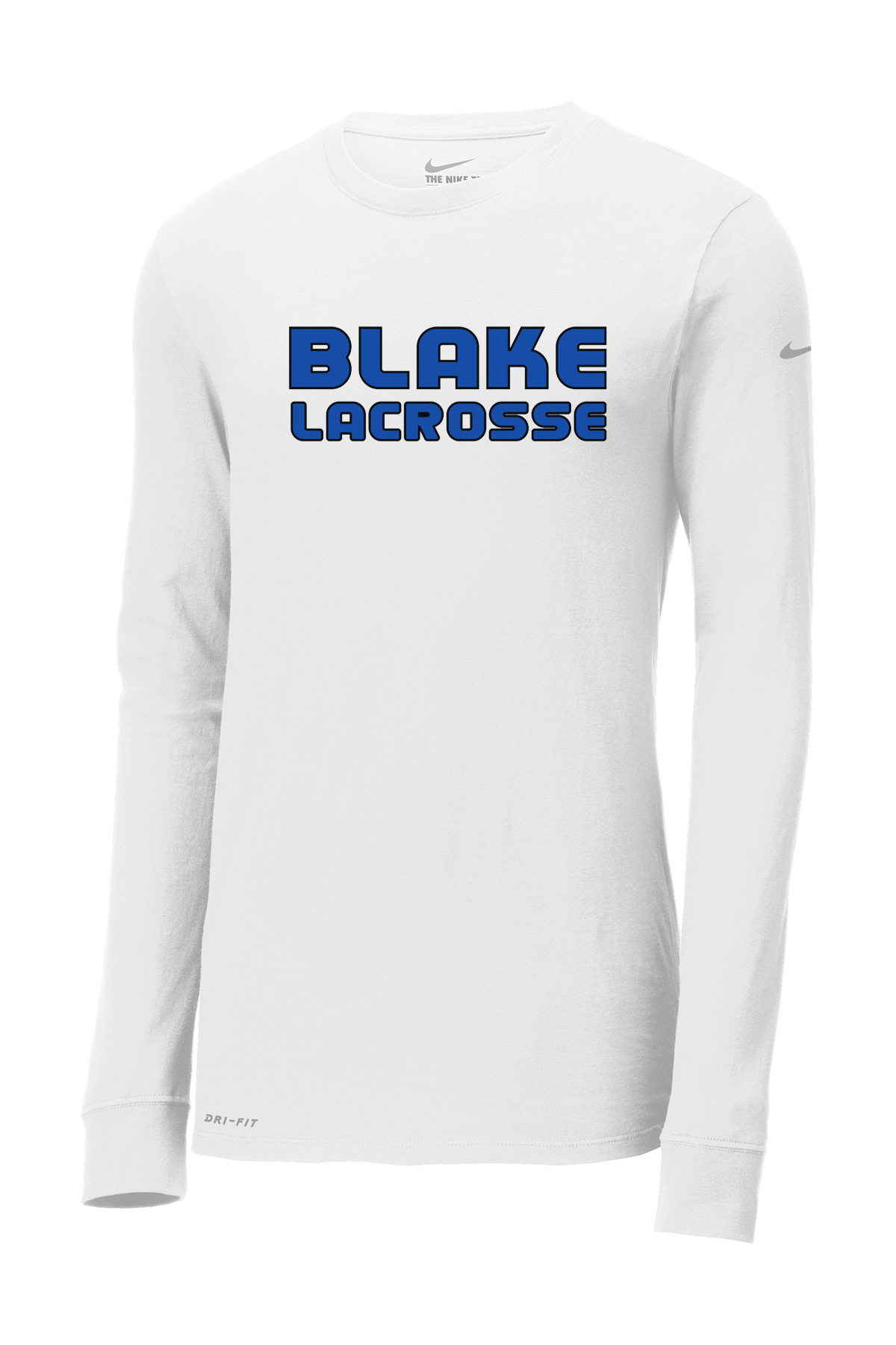 Blake Lacrosse Nike Dri-FIT Long Sleeve Performance Shirt