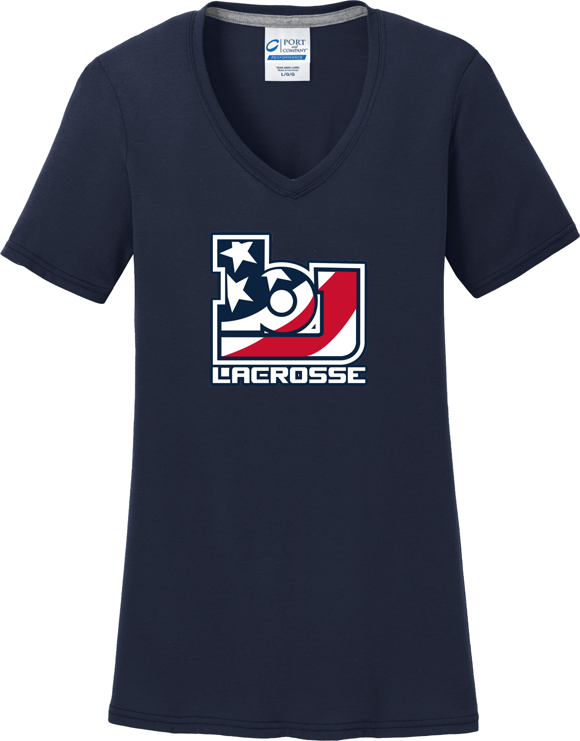 Bob Jones Lacrosse Women's Navy T-Shirt