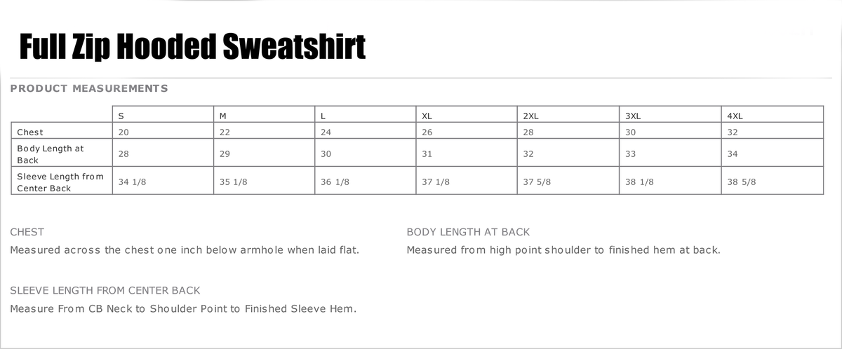 East Quogue School District Full Zip Hoodie