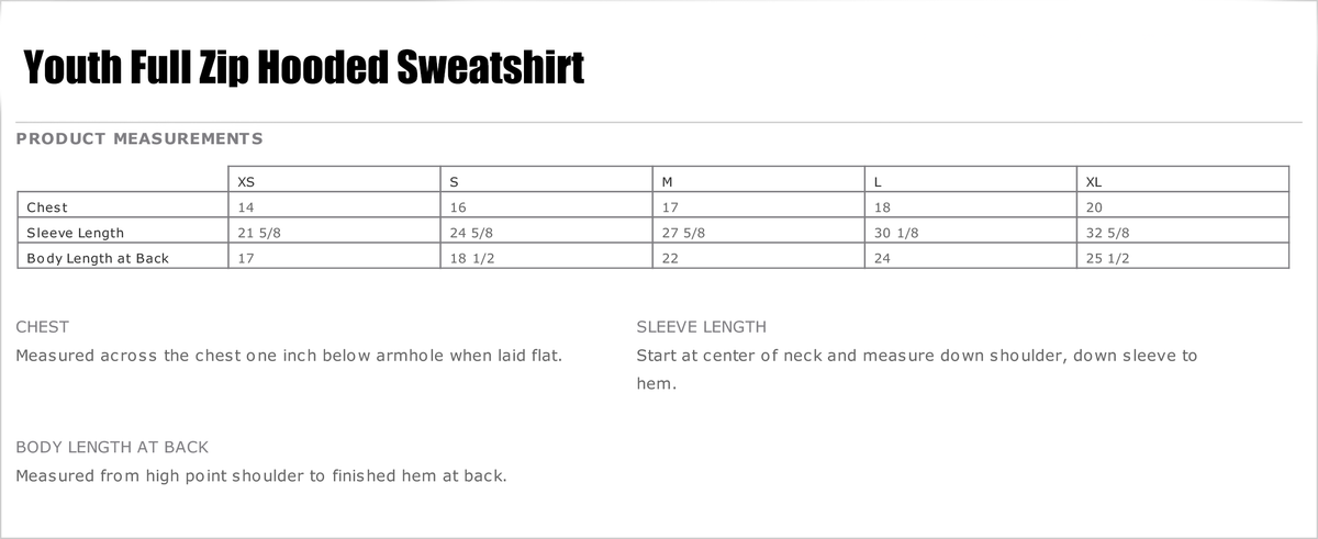 East Quogue School District Full Zip Hoodie