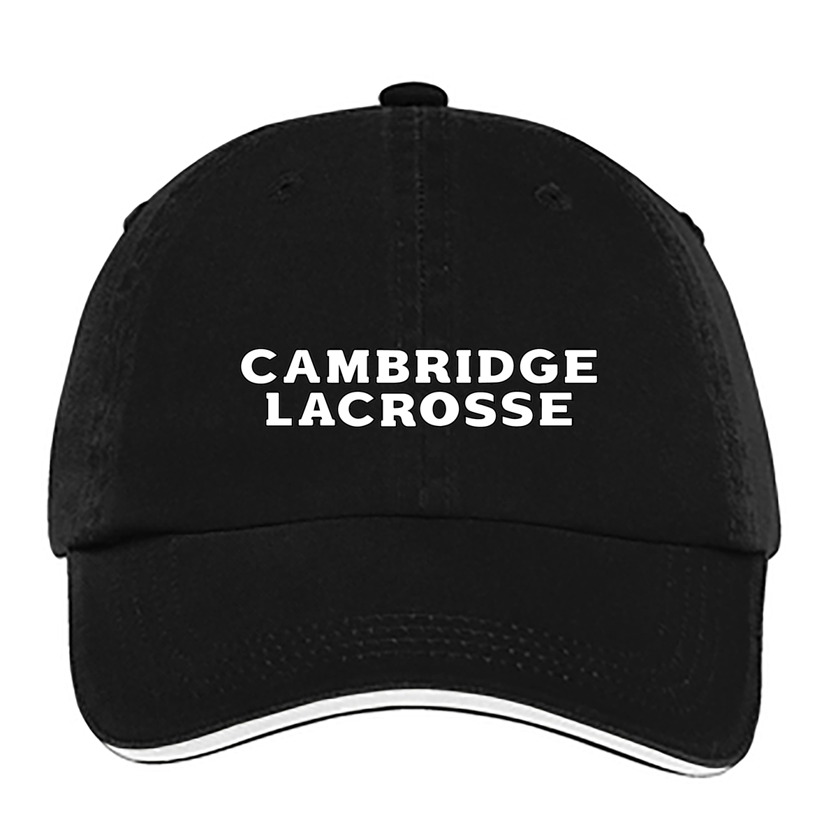 Cambridge Youth Lacrosse Sandwich Bill Cap with Striped Closure