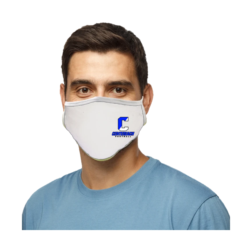 Centereach Football Blatant Defender Face Mask - White