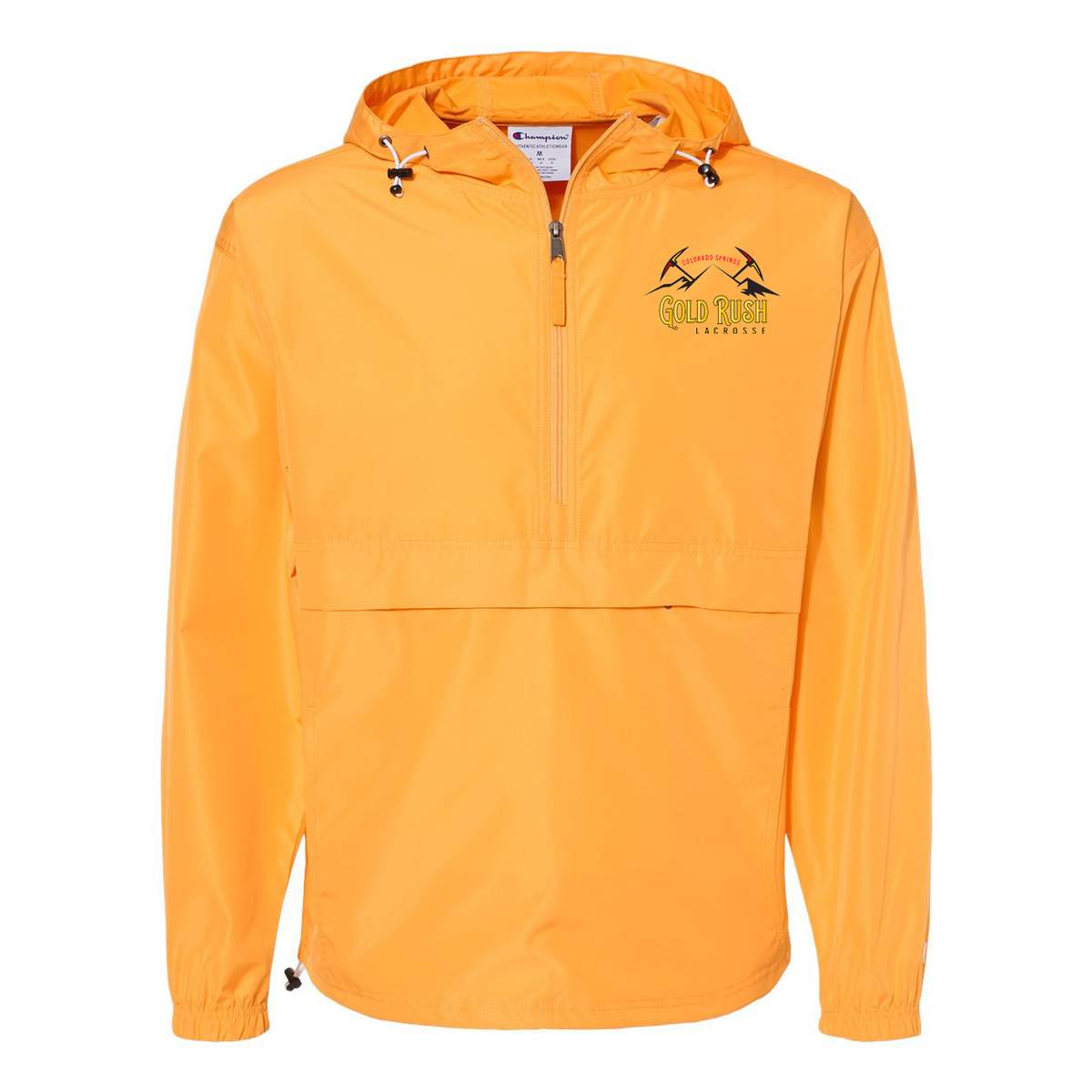 Gold Rush Lacrosse Champion Packable Quarter Zip Jacket