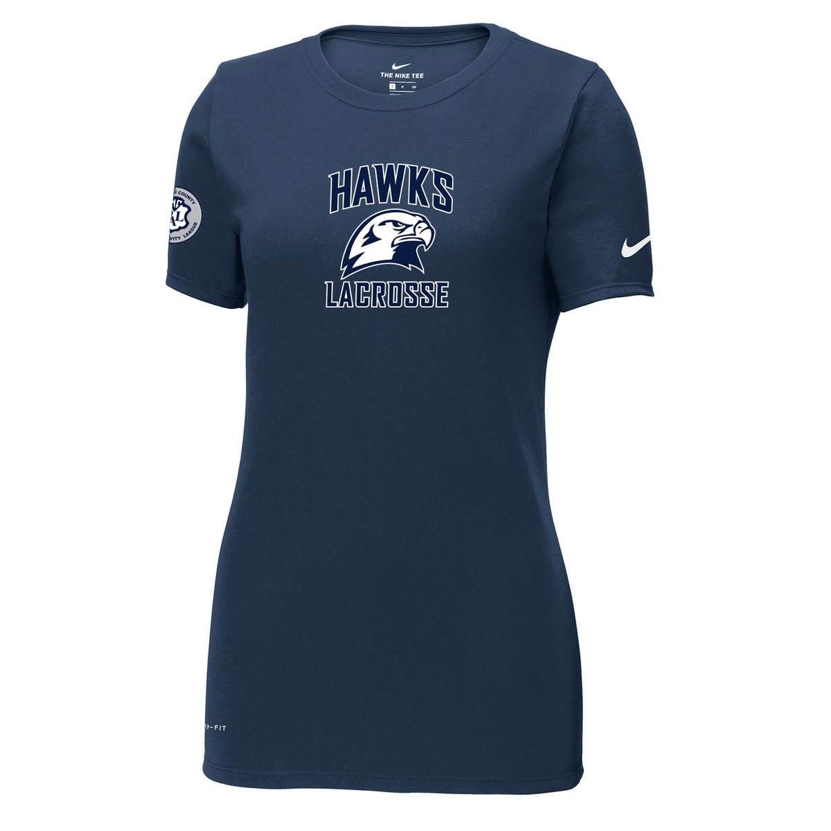 Plainview PAL Lacrosse Nike Ladies Dri-FIT Tee