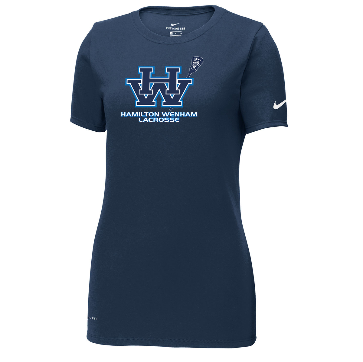 Hamilton Wenham Lacrosse Nike Ladies Dri-FIT Tee