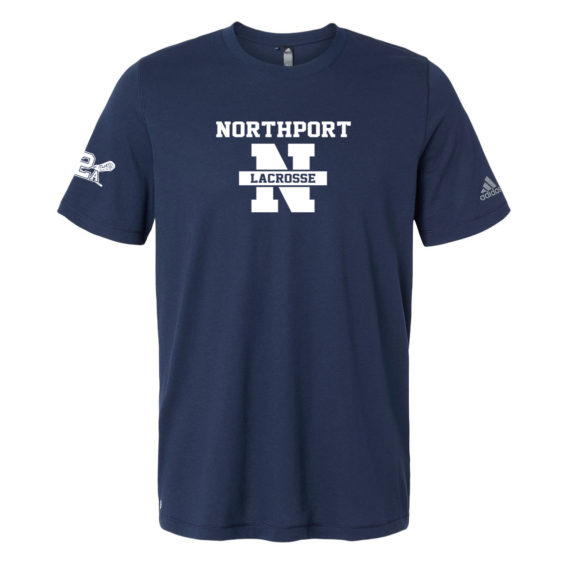 Northport High School Lacrosse Adidas Blended T-Shirt