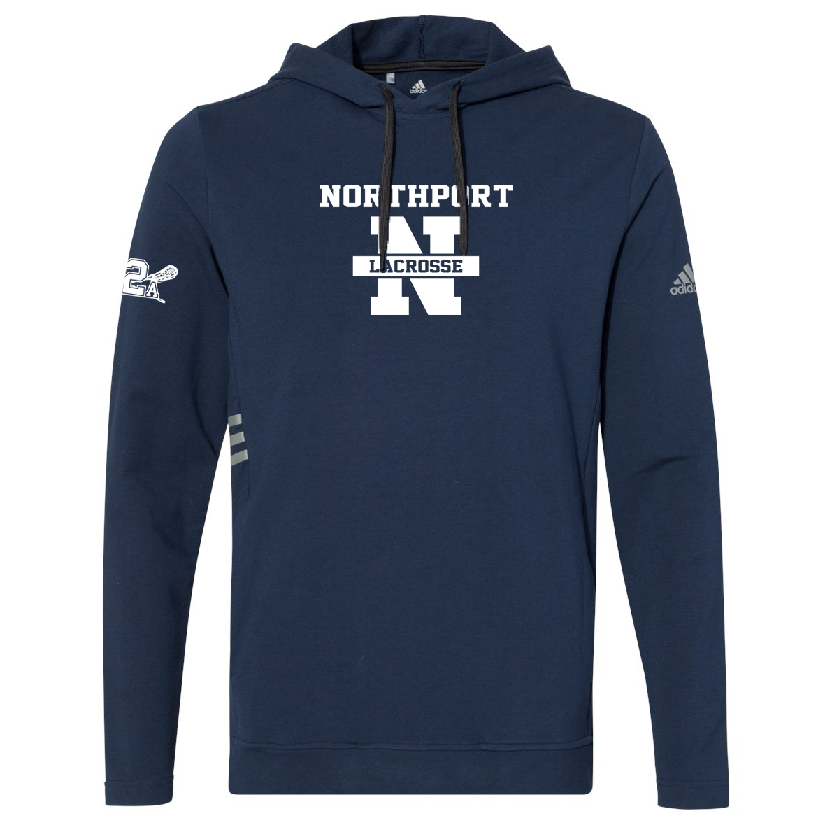 Northport High School Lacrosse Adidas Lightweight Sweatshirt