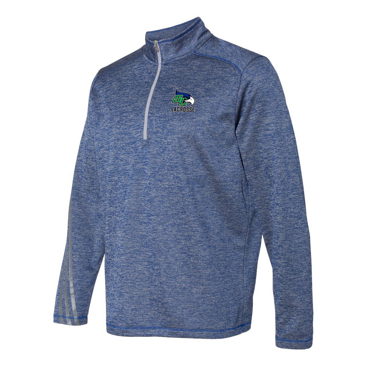 South Lakes Lacrosse Adidas Terry Heathered Quarter-Zip Pullover