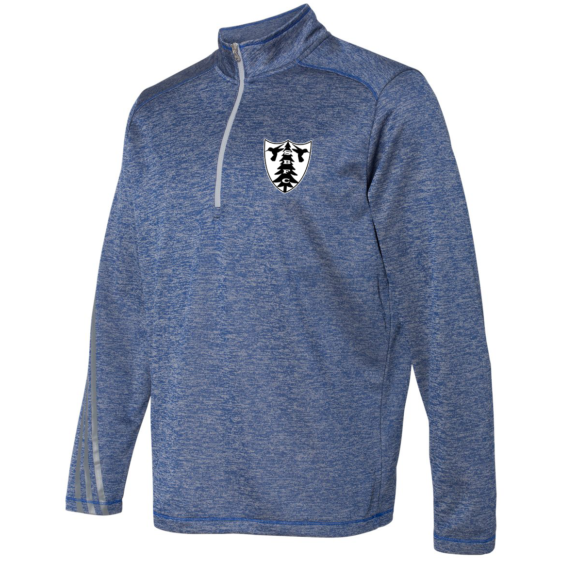 South Burlingame FC Adidas Terry Heathered Quarter-Zip Pullover