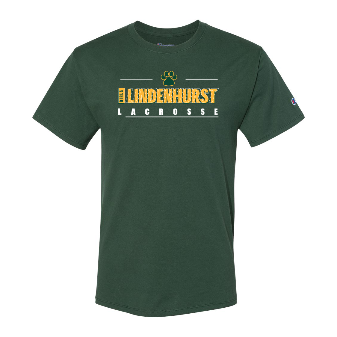 Lindenhurst Girls Lacrosse Champion Short Sleeve T-Shirt