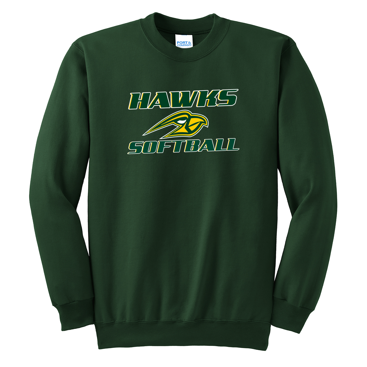 Hillsdale Hawks Crew Neck Sweater