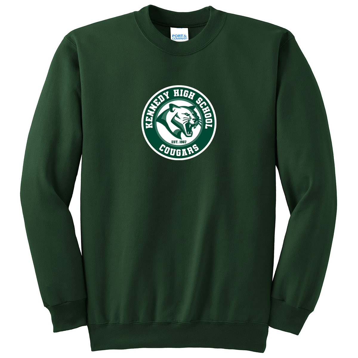 JFK Bellmore Cougars Track and Field Crew Neck Sweater