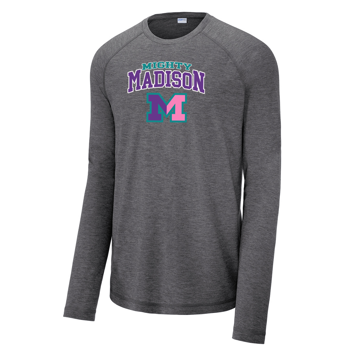 Mighty Madison Long Sleeve Raglan CottonTouch