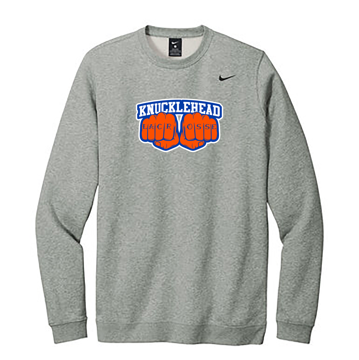 Knuckleheads Lacrosse Nike Fleece Crew Neck