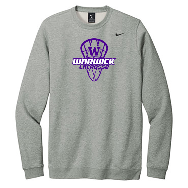 Warwick Lacrosse Nike Fleece Crew Neck