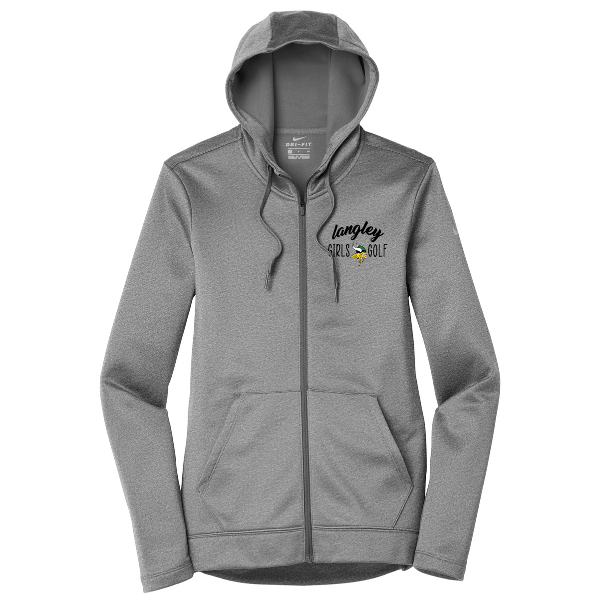 Langley Girls Golf Nike Ladies Therma-FIT Full Zip Hoodie