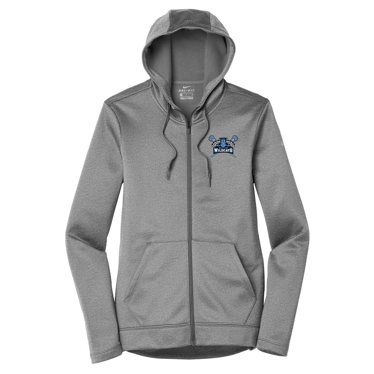 Westlake HS Boys Lacrosse Nike Ladies Therma-FIT Full Zip Hoodie