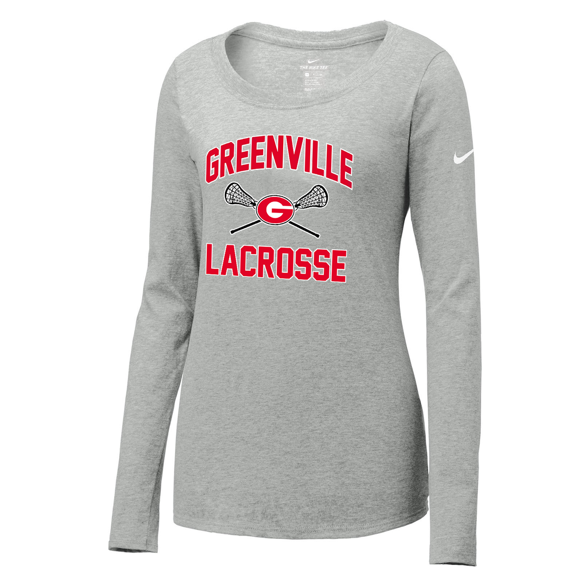 Greenville Girls Lacrosse Nike Ladies Core Cotton Long Sleeve Tee