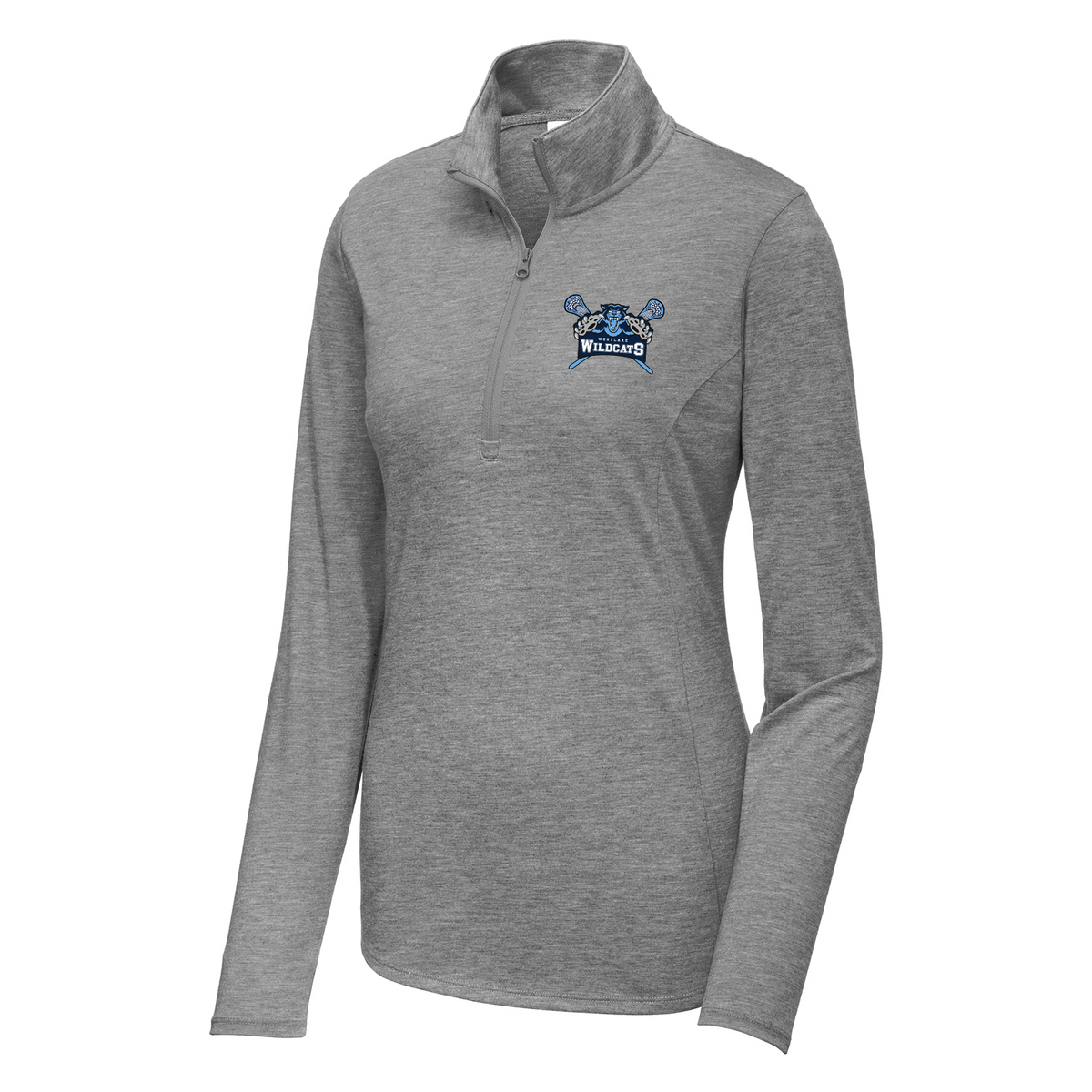 Westlake HS Boys Lacrosse Women's Tri-Blend Quarter Zip