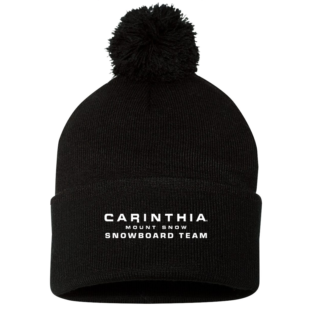 Mount Snow Sportsman Pom-Pom Beanie