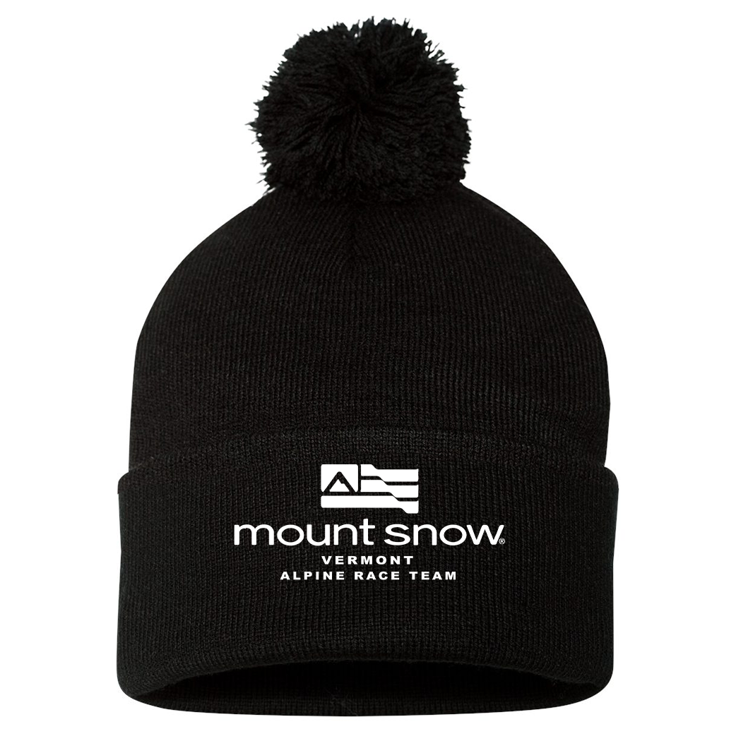 Mount Snow Sportsman Pom-Pom Beanie