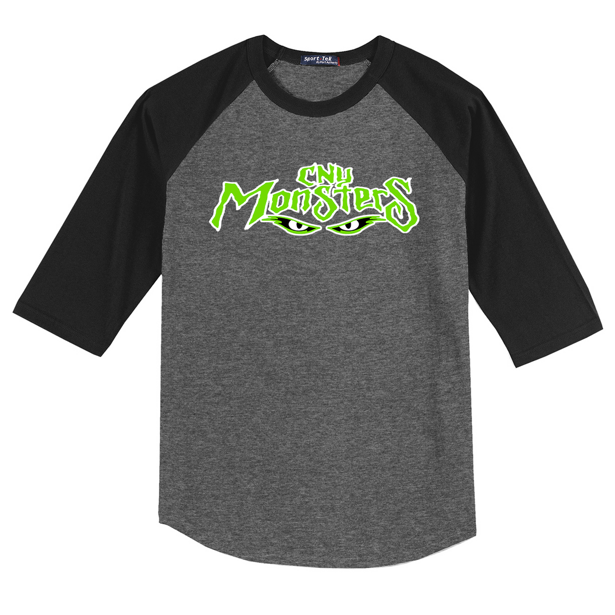 CNY Monsters Softball 3/4 Sleeve Baseball Shirt