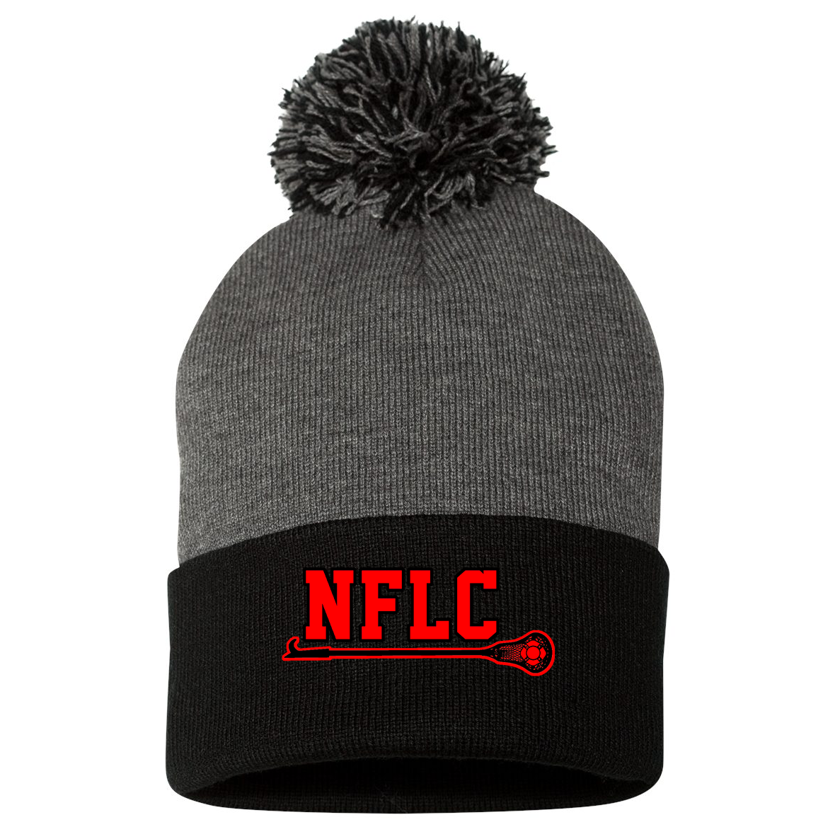 Nassau Fire Lacrosse Club Sportsman Pom-Pom Beanie