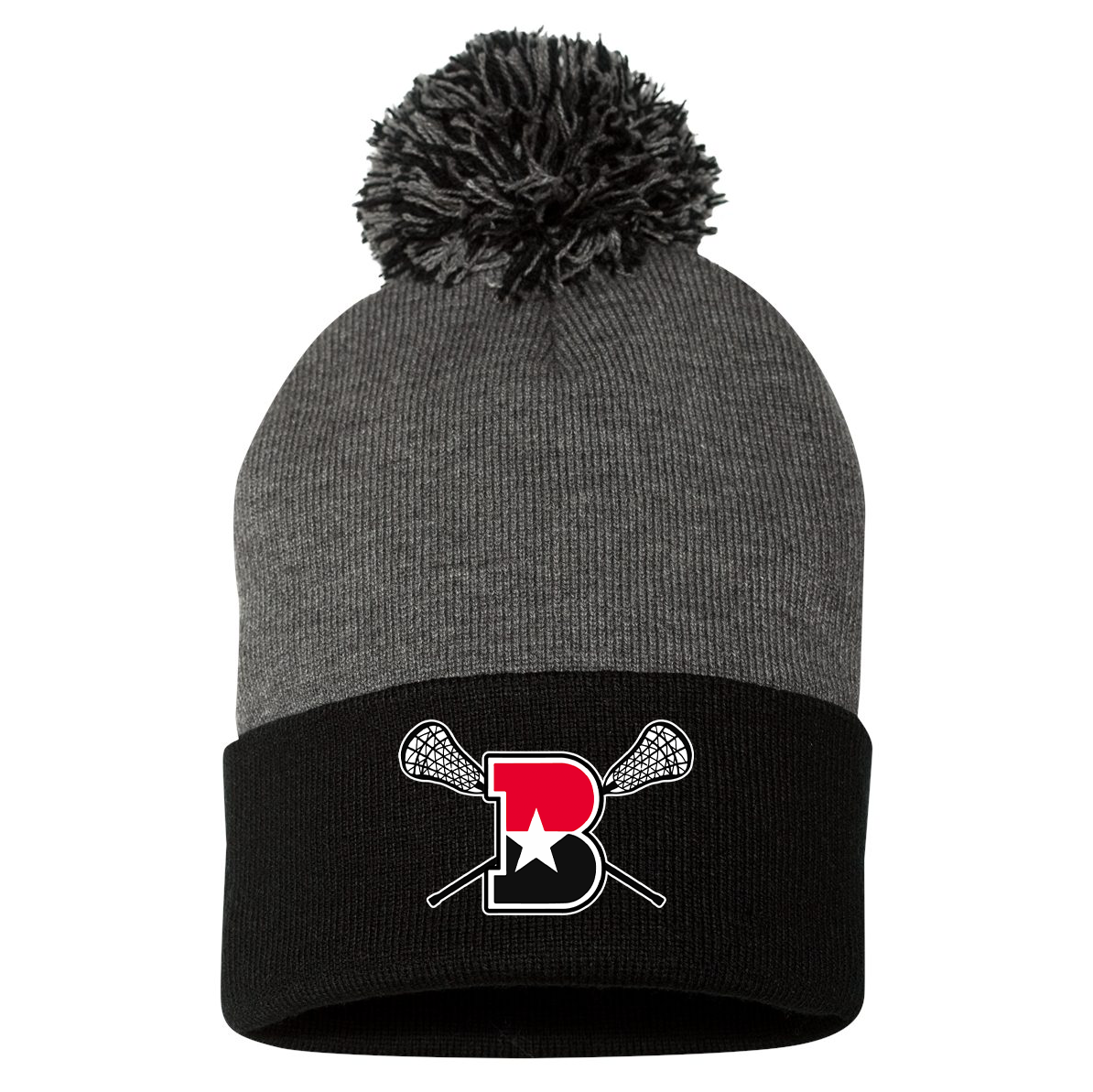 Bowie Girls Lacrosse Sportsman Pom-Pom Beanie