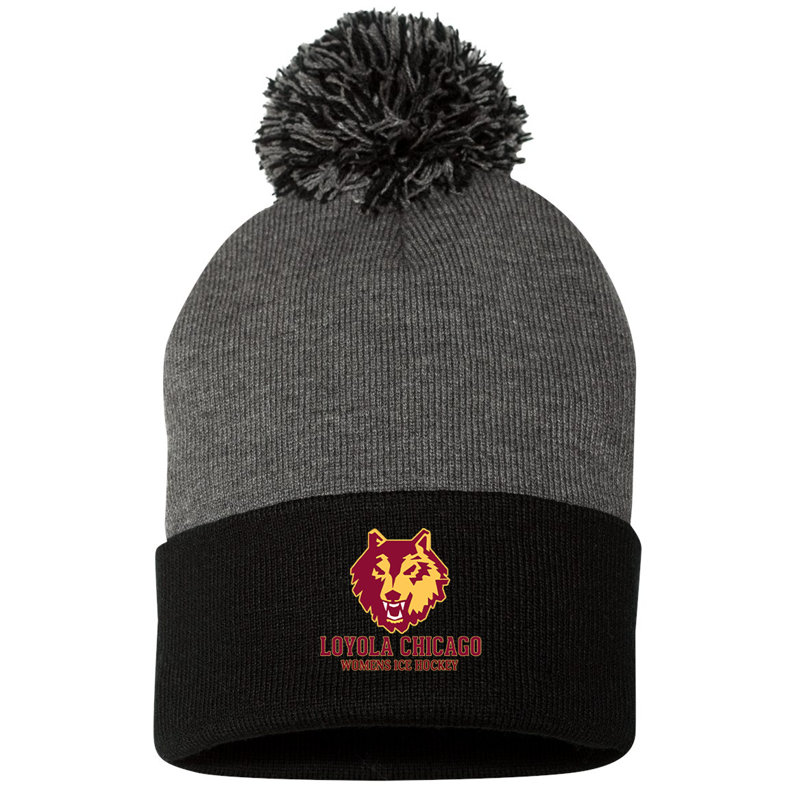 LUC Women's Ice Hockey Sportsman Pom-Pom Beanie