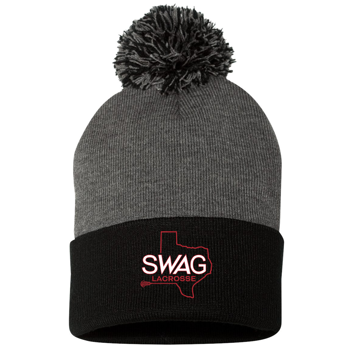 SWAG Lacrosse Sportsman Pom-Pom Beanie