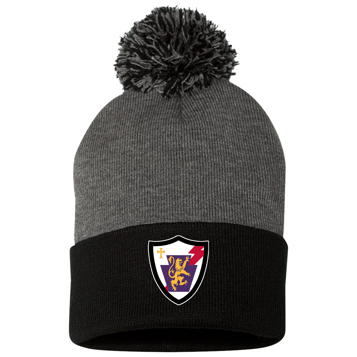 Royal Warrior Battalion Army ROTC Sportsman Pom-Pom Beanie